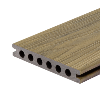 ไม้พื้น Hollow รุ่น OAK Extrashield ผิวเคลือบปัดเสี้ยน/ลายไม้ สี Sand Oak ขนาด 143 มม. x 22.5 มม. x 2.4 ม. (รวมอุปกรณ์เสริม)